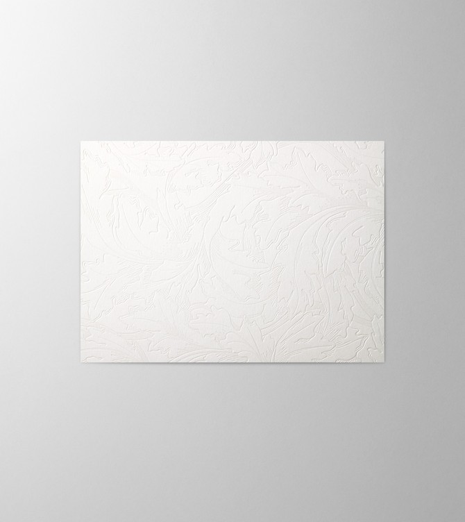 Hieronymus Greetingcards Greeting Card Acanthus Cotton White Cream A000614 A5
