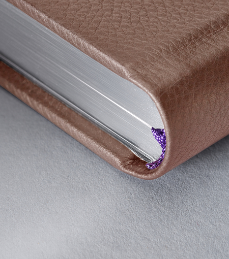 Hieronymus notebooks leather imperial cow leather taupe a004085 detail1