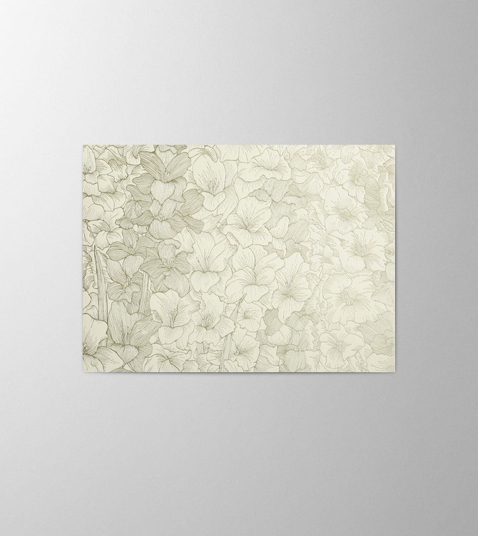 Hieronymus Greetingcards Greeting Card Gladiolus White Green A005871