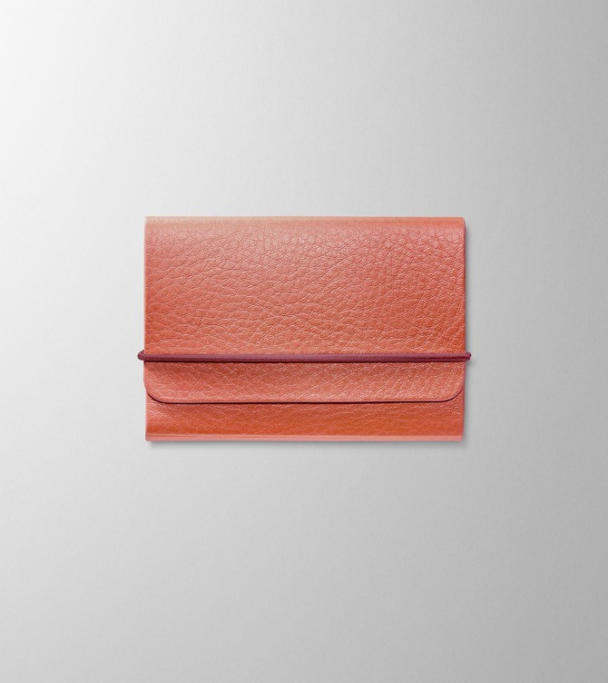 Hieronymus Small Leather Goods Business Card Holder Corallo A005495