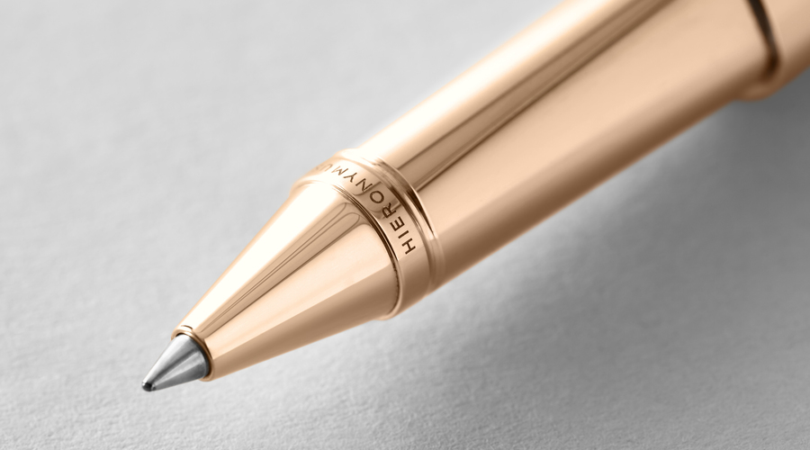 Hieronymus sculpture pen sculpture pen rollerball  gold a005397 detail2