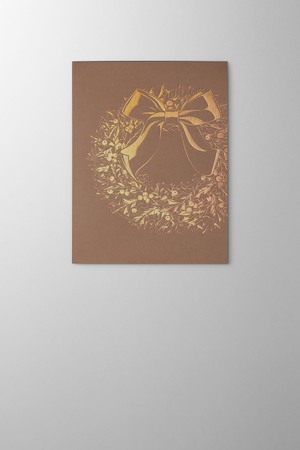 Hieronymus Christmas Greetingcards Greeting Card Ilex Wreath Marron A005909 