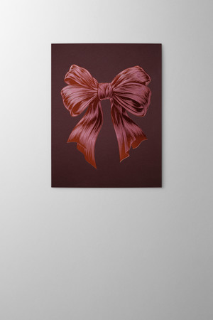 Hieronymus Christmas Greetingcards Greeting Card Festive Bow Bordeaux A005902 Greeting Card Detailestive Bow Bordeaux