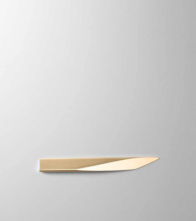 Hieronymus Writingaccessories Letter Opener Right-handed Gold A005391 Totalview