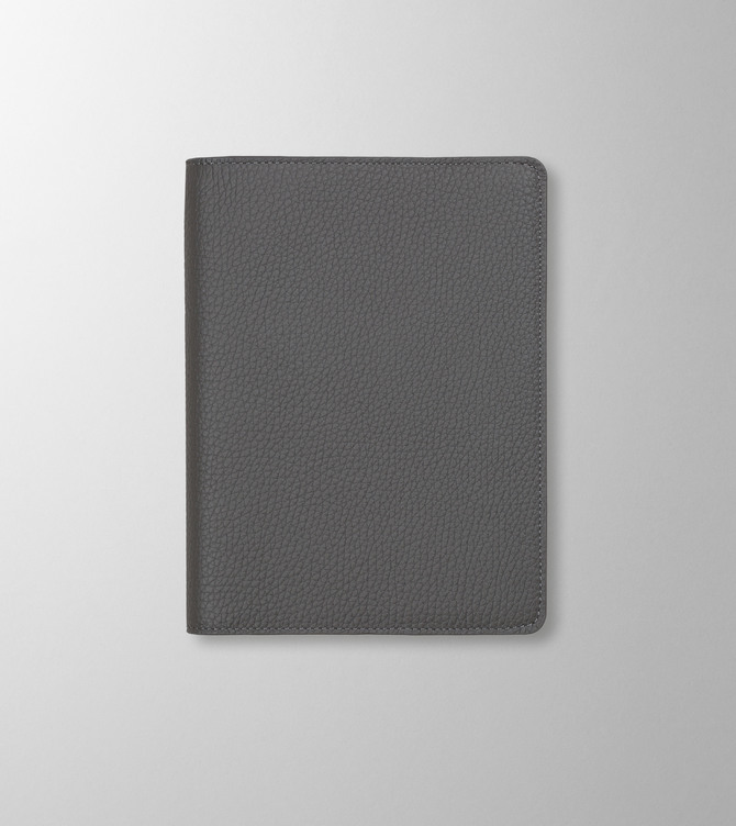 Hieronymus Small Leather Goods Notebooks Leather Leather Cover Agenda Smoke A005914 