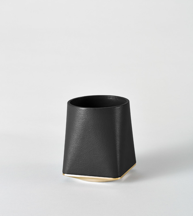 Hieronymus Writingaccessories Pen Cup Black Gold A005915 