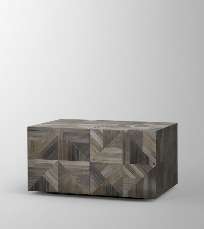 Hieronymus Writingfurniture Desk Secretary Straw Marquetry Anthracite A005880 