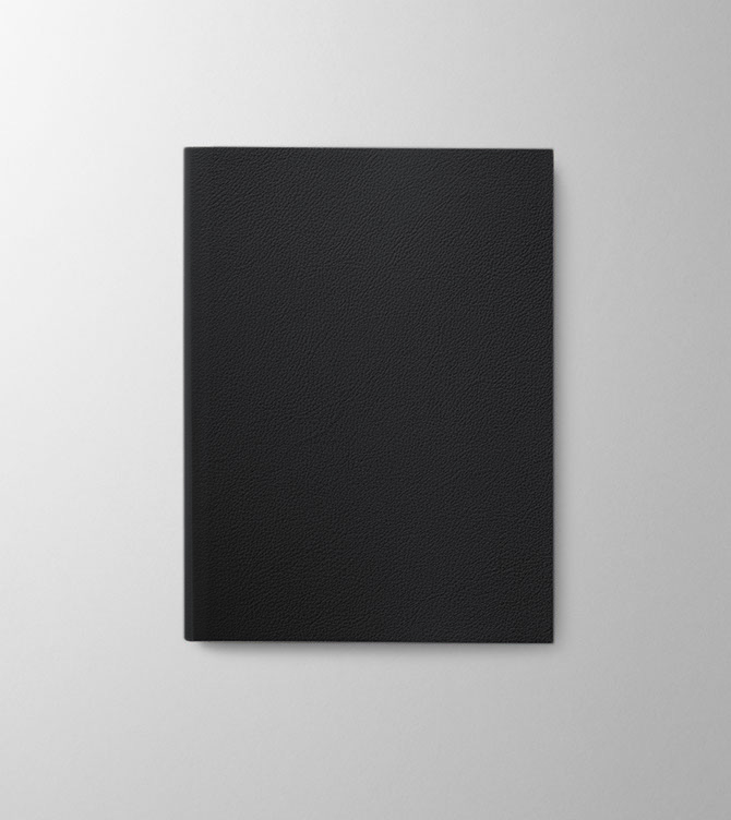 Hieronymus Notebooks Leather Notebook Soft Notebook Soft H5 Black A005720 H5