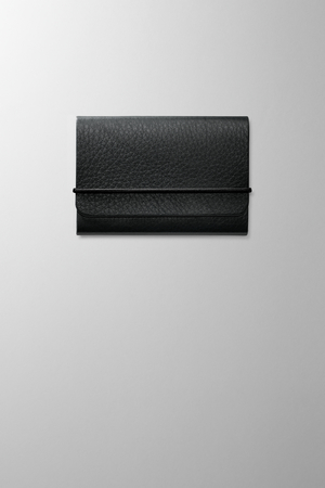 Hieronymus Small Leather Goods Business Card Holder Black A004872 Totalview