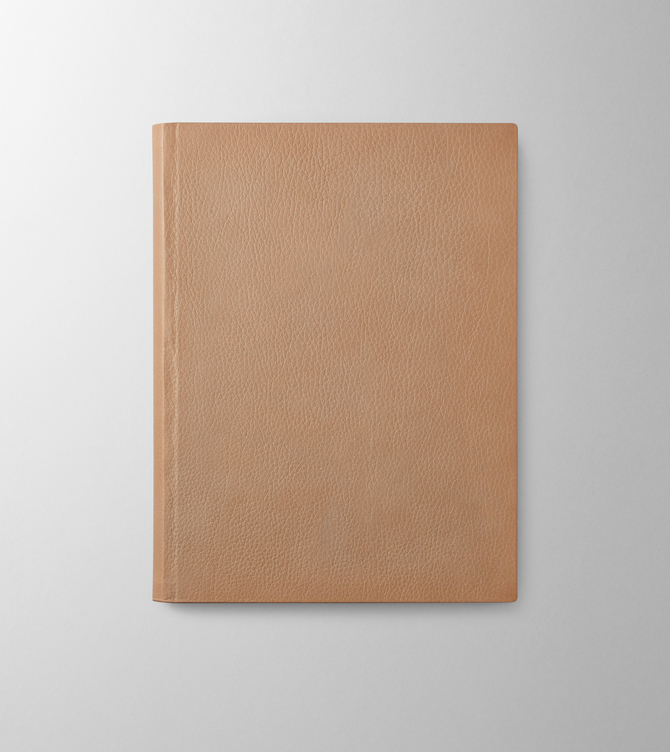 Hieronymus Notebooks Leather Notebook H4 Leather Camel A000660 H4