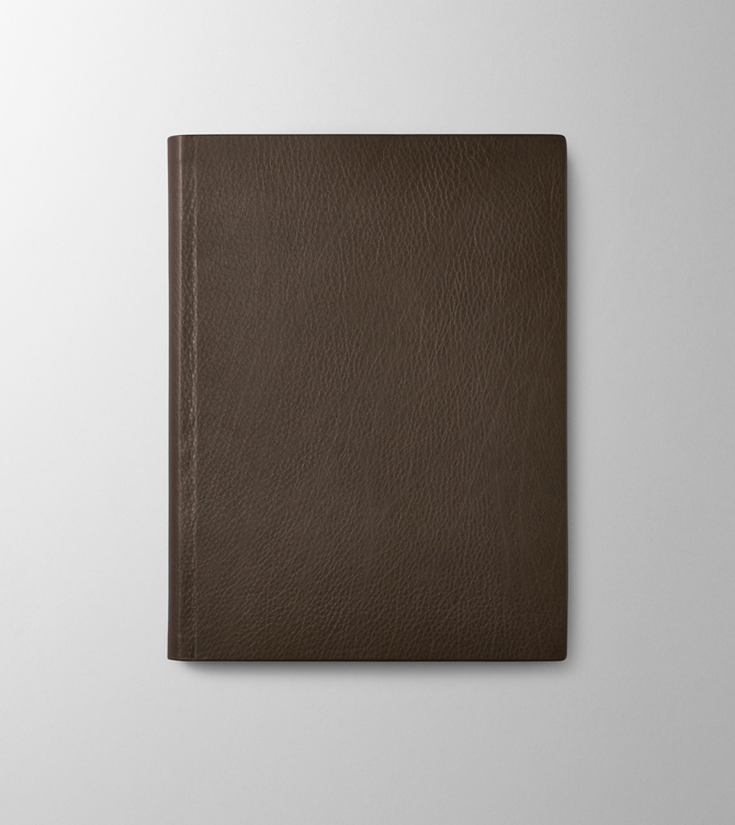 Hieronymus Notebooks Leather Notebook H4 Leather Tundra A000661 H4