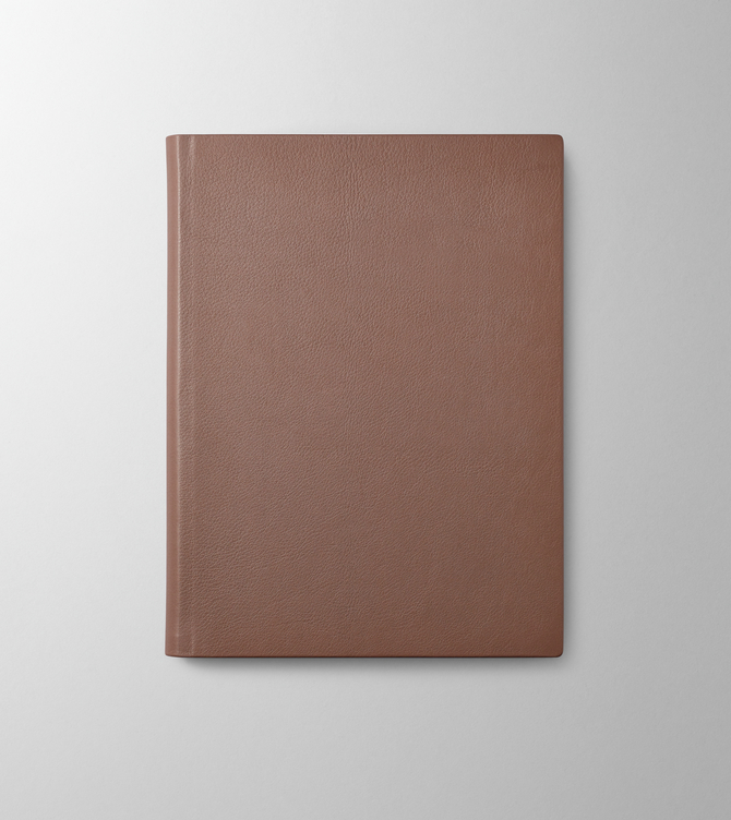 Hieronymus Notebooks Leather Notebook H4 Leather Taupe A000664 H4