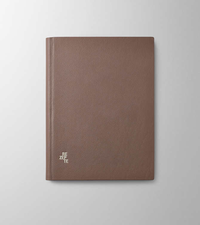 Hieronymus Topics Recipe Book H4 Leather Taupe A000666 H4