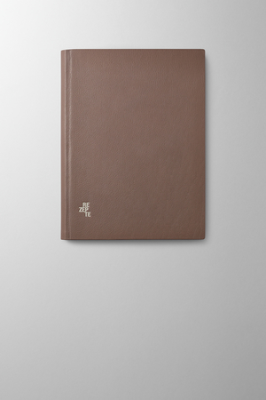 Hieronymus Topics Recipe Book H4 Leather Taupe A000666 H4