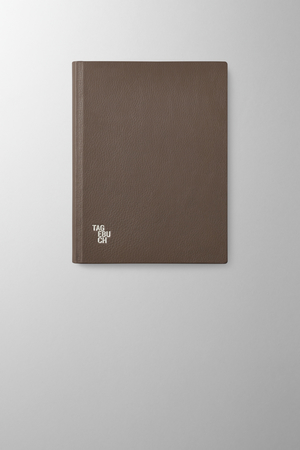 Hieronymus Topics Diary Notebook H5 Leather Taupe A000682 H5