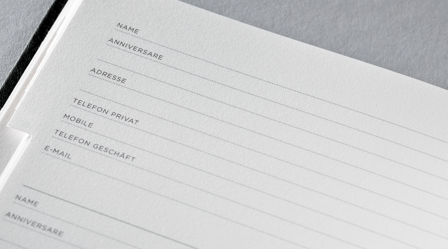 Addresses & Anniversaries