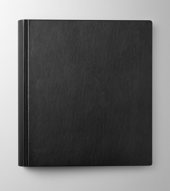 Hieronymus photo albums Photo Album Large Leather Black A000700 large