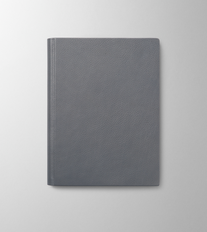 Hieronymus Notebooks Leather Notebook H4 Leather Smoke A004067 H4