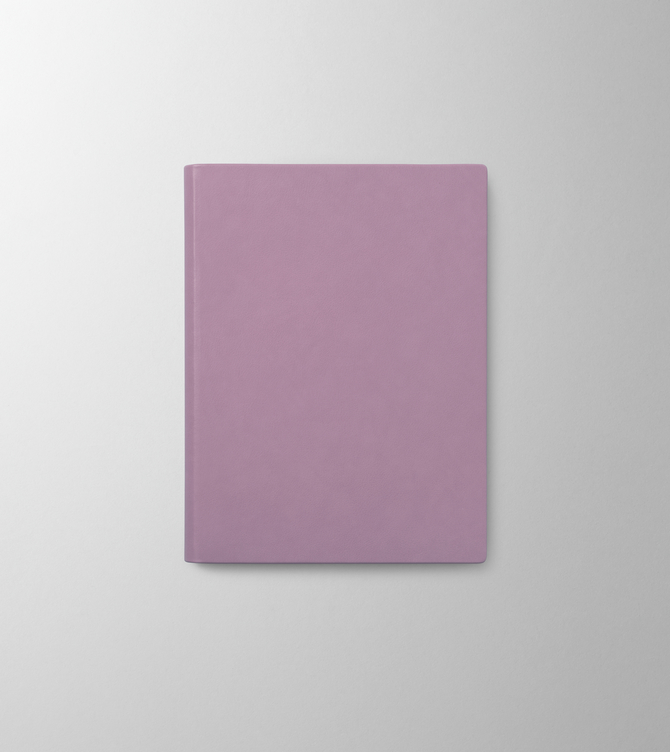Hieronymus Notebooks Leather Notebook H6 Leather Lilac A004083 H6