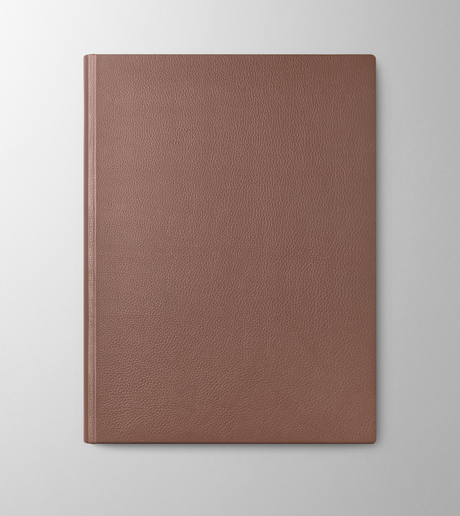 Hieronymus Notebooks Leather Imperial Leather Taupe A004085 Imperial
