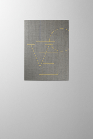 Hieronymus Valentine's Day Greetingcards Greeting Card Love Letters Flannel Gold A005293 A5