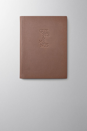 Hieronymus Topics Guests & Menus H4 Leather Taupe A005419 