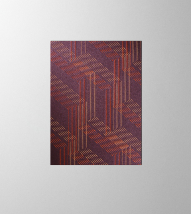 Hieronymus Greetingcards Greeting Card Rhombus Dark Violet A005454 A005454 A.jpg