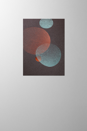Hieronymus Greeting Card Reflections Black Turquoise A005497 A005497.jpg