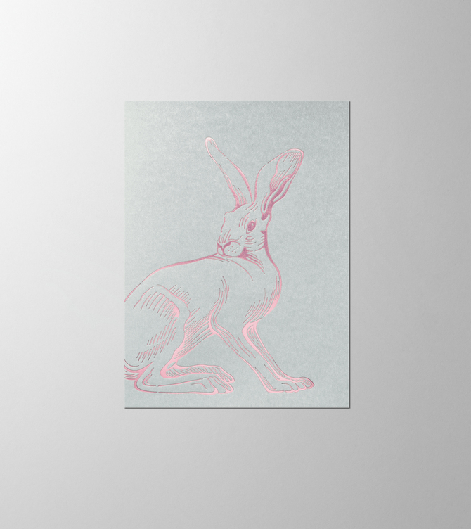 Hieronymus Greetingcards Easter Greeting Card Lepus Tender Blue A005612 A005612 A.jpeg