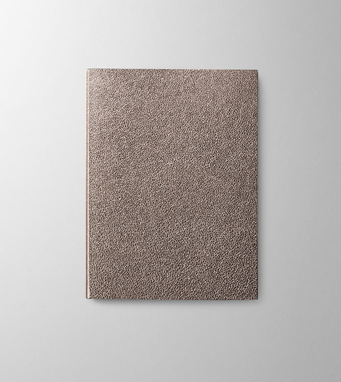Hieronymus Notebooks Leather Notebook Soft Notebook Soft H5 Metallic Bronze A005626 H5
