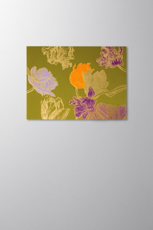Hieronymus Easter Mother's Day Greetingcards Greeting Card Tulipa Lime Gold A005643 