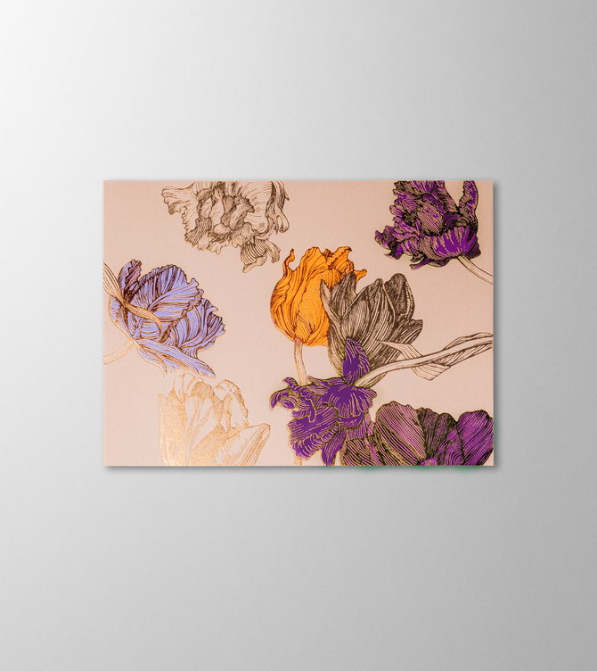Hieronymus Mother's Day Easter Greetingcards Greeting Card Tulipa Rosewood Copper A005645 