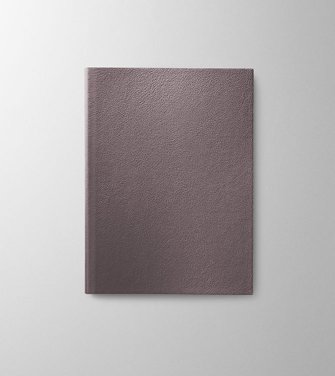 Hieronymus Notebooks Leather Notebook Soft Notebook Soft H5 Mauve A005699 H5