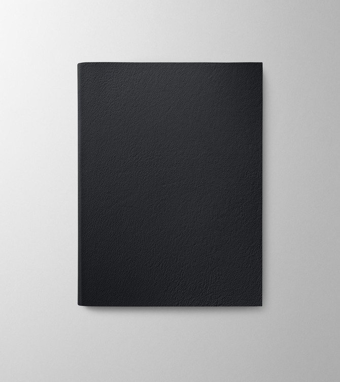 Hieronymus Notebook Soft Notebooks Leather Notebook Soft H4 Black A005721 