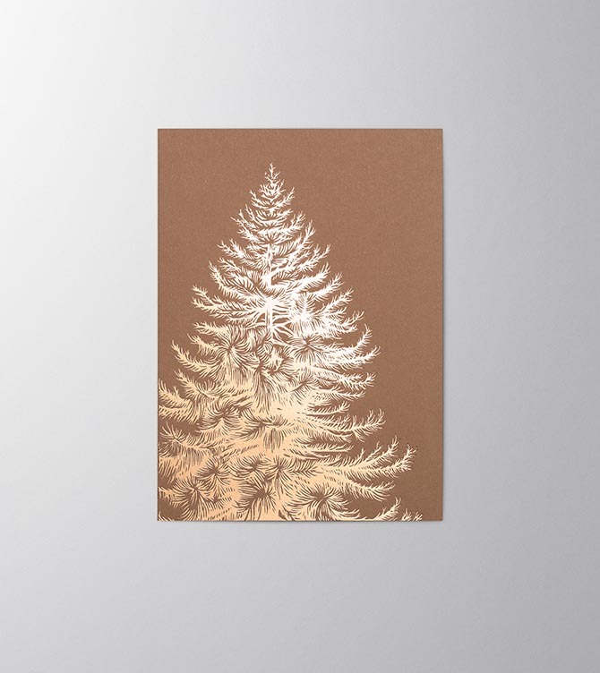 Hieronymus Christmas Greetingcards Greeting Card Nobilis Magnus Marron A005751 A5