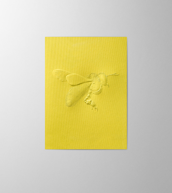 Hieronymus Greetingcards Easter Greeting Card Bee Lime A005757 A005757.jpg