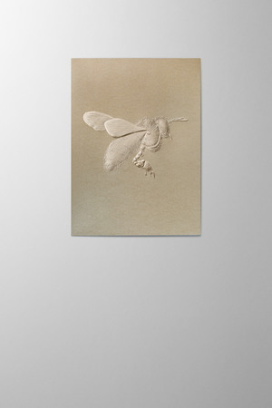 Hieronymus Greetingcards Easter Greeting Card Bee Light Gold A005759 A005759.jpg