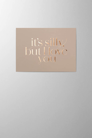 Hieronymus Greetingcards Valentine's Day Greeting Card It's silly but I love you Dust A005811 A005811 A.jpg