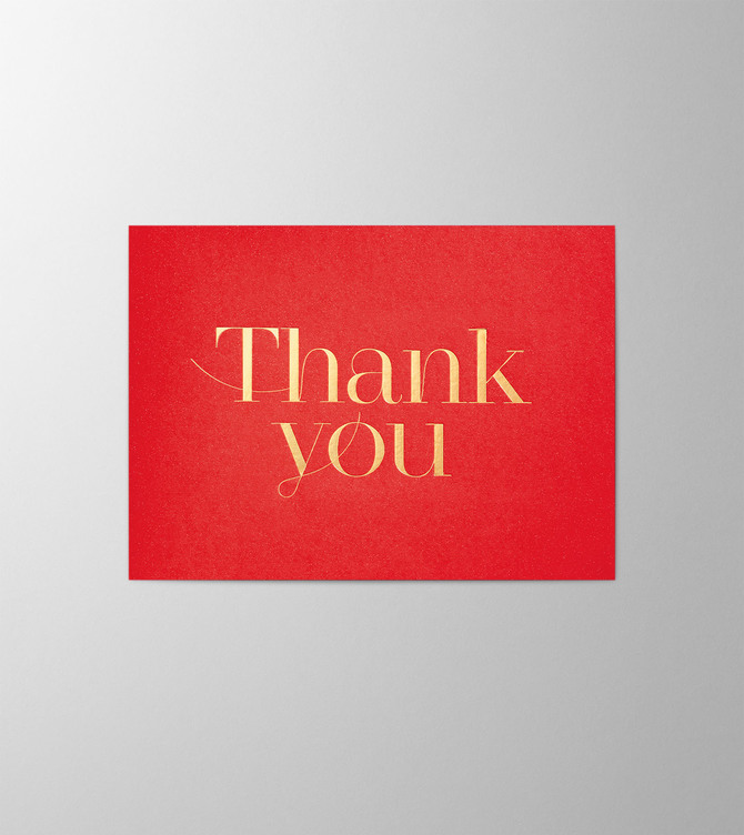 Hieronymus Greetingcards Greeting Card Thank you Glowing Red A005831 A005831 A.jpg