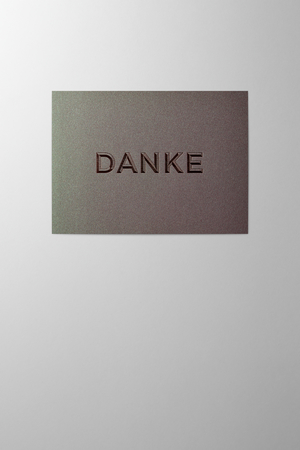 Hieronymus Greeting Card Danke Lizard A003453 A5