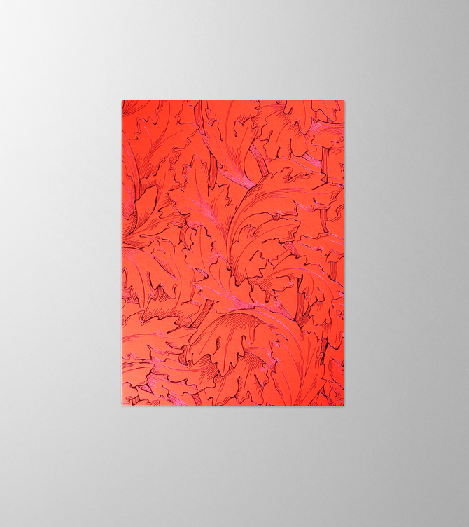 Hieronymus Christmas Greeting Card Acanthus Glowing Red A005264 A005264 A.jpg