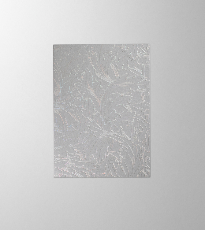 Hieronymus Greeting Card Acanthus Silver A005362 A005362 A.jpg
