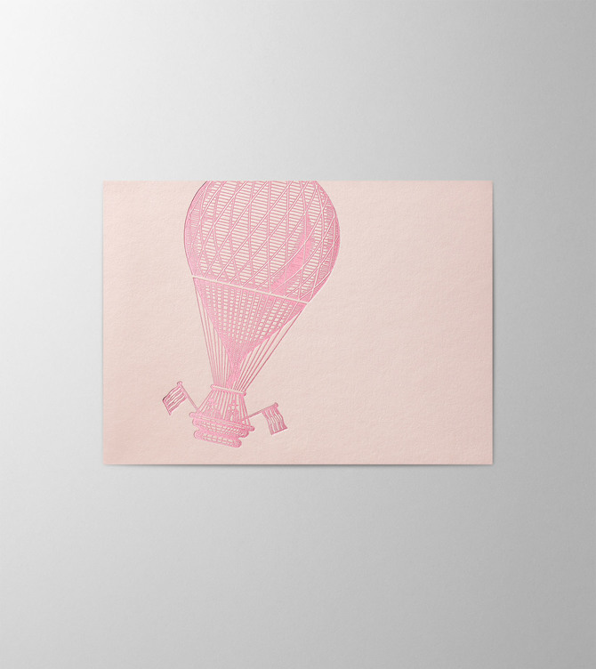 Hieronymus Greetingcards Birth Greeting Card Balloon White Red A005430 A005430 A.jpg