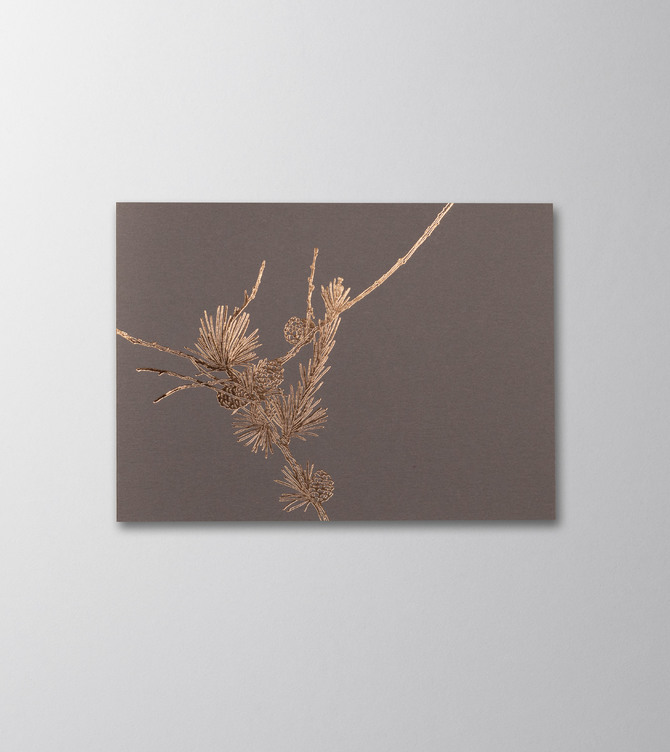 Hieronymus Christmas Greetingcards Greeting Card Larix Dark Mauve A005663 A005663 A.jpg