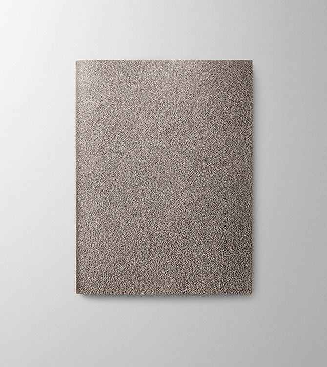 Hieronymus Notebooks Leather Notebook Soft Notebook Soft H4 Metallic Bronze A005705 H4