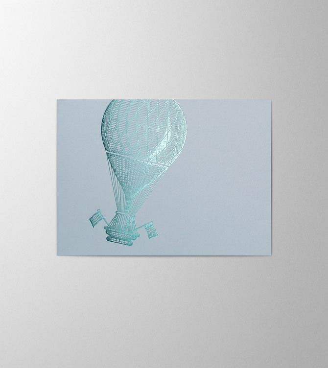 Hieronymus Greetingcards Birth Greeting Card Balloon Azure A005835 A005835 A.jpg